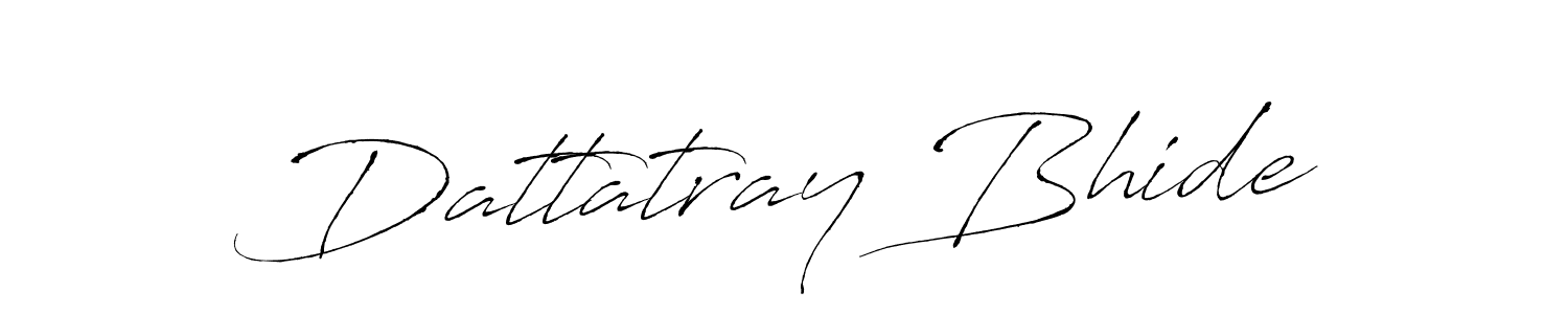 Design your own signature with our free online signature maker. With this signature software, you can create a handwritten (Antro_Vectra) signature for name Dattatray Bhide. Dattatray Bhide signature style 6 images and pictures png
