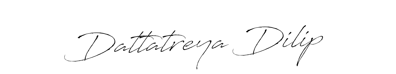 Antro_Vectra is a professional signature style that is perfect for those who want to add a touch of class to their signature. It is also a great choice for those who want to make their signature more unique. Get Dattatreya Dilip name to fancy signature for free. Dattatreya Dilip signature style 6 images and pictures png