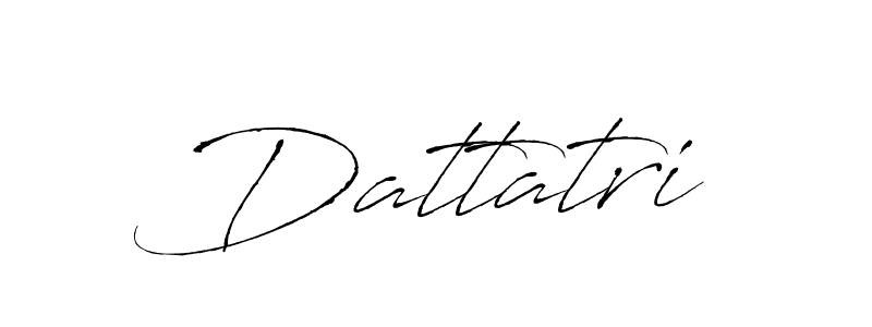 How to make Dattatri signature? Antro_Vectra is a professional autograph style. Create handwritten signature for Dattatri name. Dattatri signature style 6 images and pictures png