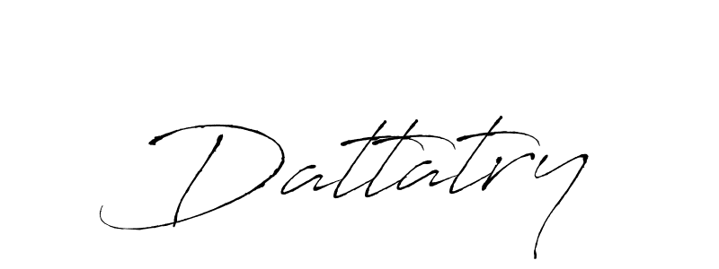 How to make Dattatry signature? Antro_Vectra is a professional autograph style. Create handwritten signature for Dattatry name. Dattatry signature style 6 images and pictures png
