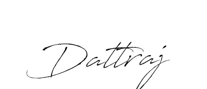 Make a beautiful signature design for name Dattraj. With this signature (Antro_Vectra) style, you can create a handwritten signature for free. Dattraj signature style 6 images and pictures png