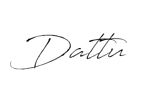 You should practise on your own different ways (Antro_Vectra) to write your name (Dattu) in signature. don't let someone else do it for you. Dattu signature style 6 images and pictures png