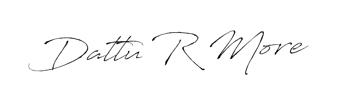 Also You can easily find your signature by using the search form. We will create Dattu R More name handwritten signature images for you free of cost using Antro_Vectra sign style. Dattu R More signature style 6 images and pictures png