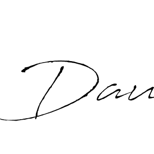 if you are searching for the best signature style for your name Dau. so please give up your signature search. here we have designed multiple signature styles  using Antro_Vectra. Dau signature style 6 images and pictures png