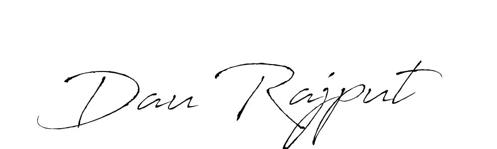 How to make Dau Rajput signature? Antro_Vectra is a professional autograph style. Create handwritten signature for Dau Rajput name. Dau Rajput signature style 6 images and pictures png