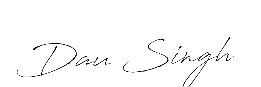 Use a signature maker to create a handwritten signature online. With this signature software, you can design (Antro_Vectra) your own signature for name Dau Singh. Dau Singh signature style 6 images and pictures png