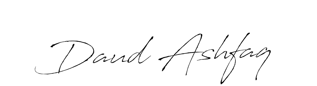 Create a beautiful signature design for name Daud Ashfaq. With this signature (Antro_Vectra) fonts, you can make a handwritten signature for free. Daud Ashfaq signature style 6 images and pictures png