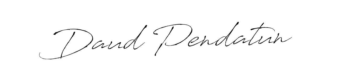 This is the best signature style for the Daud Pendatun name. Also you like these signature font (Antro_Vectra). Mix name signature. Daud Pendatun signature style 6 images and pictures png