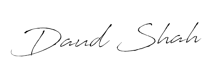 Daud Shah stylish signature style. Best Handwritten Sign (Antro_Vectra) for my name. Handwritten Signature Collection Ideas for my name Daud Shah. Daud Shah signature style 6 images and pictures png