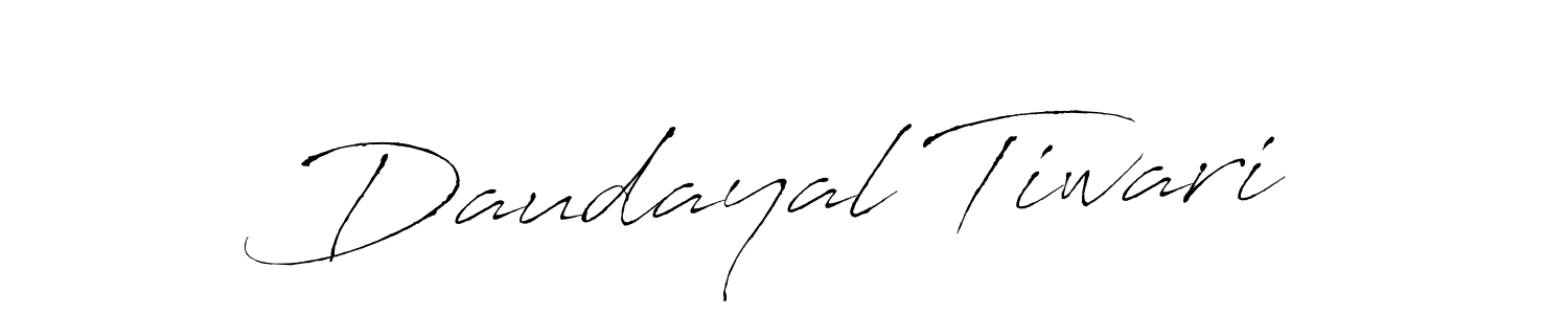 Use a signature maker to create a handwritten signature online. With this signature software, you can design (Antro_Vectra) your own signature for name Daudayal Tiwari. Daudayal Tiwari signature style 6 images and pictures png