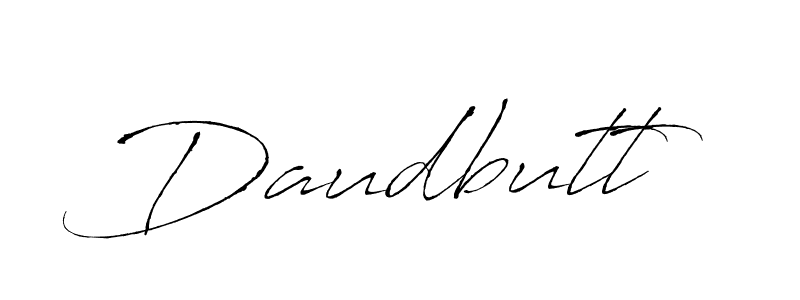 How to make Daudbutt signature? Antro_Vectra is a professional autograph style. Create handwritten signature for Daudbutt name. Daudbutt signature style 6 images and pictures png