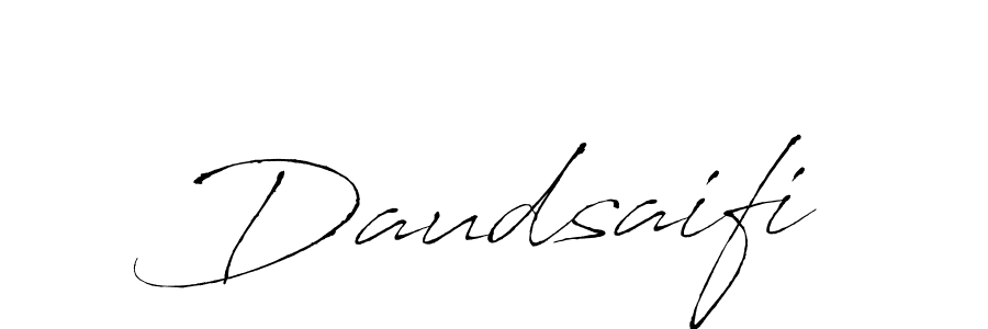 Make a beautiful signature design for name Daudsaifi. With this signature (Antro_Vectra) style, you can create a handwritten signature for free. Daudsaifi signature style 6 images and pictures png