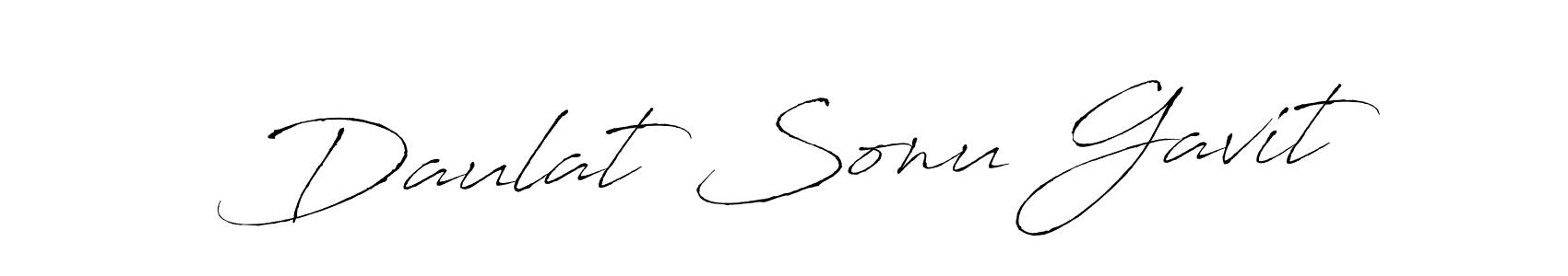 This is the best signature style for the Daulat Sonu Gavit name. Also you like these signature font (Antro_Vectra). Mix name signature. Daulat Sonu Gavit signature style 6 images and pictures png