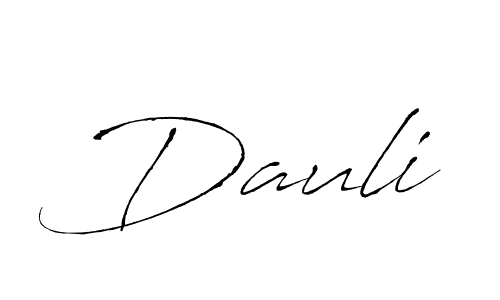 Dauli stylish signature style. Best Handwritten Sign (Antro_Vectra) for my name. Handwritten Signature Collection Ideas for my name Dauli. Dauli signature style 6 images and pictures png