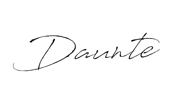 Use a signature maker to create a handwritten signature online. With this signature software, you can design (Antro_Vectra) your own signature for name Daunte. Daunte signature style 6 images and pictures png