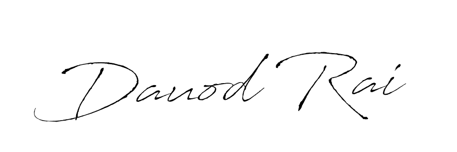 Make a beautiful signature design for name Dauod Rai. With this signature (Antro_Vectra) style, you can create a handwritten signature for free. Dauod Rai signature style 6 images and pictures png