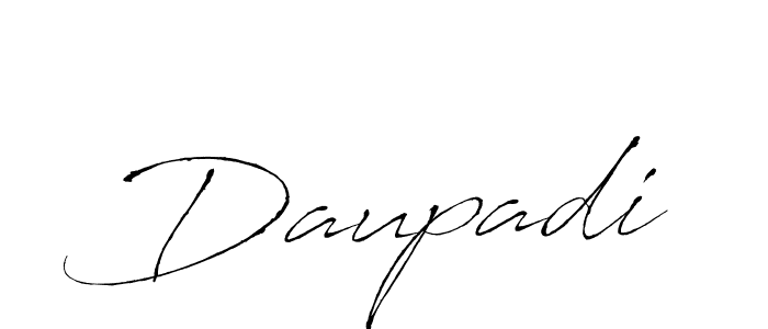 Also You can easily find your signature by using the search form. We will create Daupadi name handwritten signature images for you free of cost using Antro_Vectra sign style. Daupadi signature style 6 images and pictures png