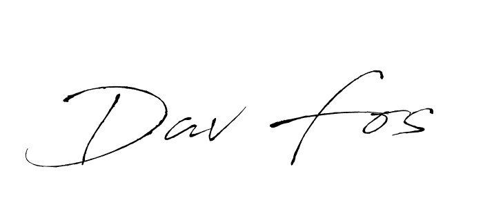 It looks lik you need a new signature style for name Dav Fos. Design unique handwritten (Antro_Vectra) signature with our free signature maker in just a few clicks. Dav Fos signature style 6 images and pictures png