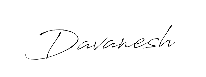 Create a beautiful signature design for name Davanesh. With this signature (Antro_Vectra) fonts, you can make a handwritten signature for free. Davanesh signature style 6 images and pictures png