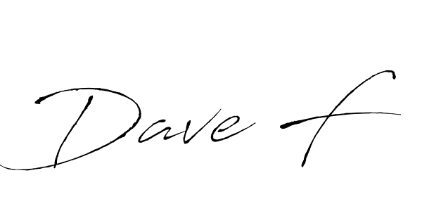 How to make Dave F name signature. Use Antro_Vectra style for creating short signs online. This is the latest handwritten sign. Dave F signature style 6 images and pictures png