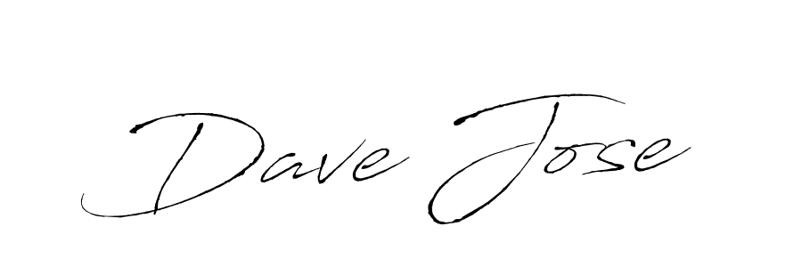 How to make Dave Jose name signature. Use Antro_Vectra style for creating short signs online. This is the latest handwritten sign. Dave Jose signature style 6 images and pictures png