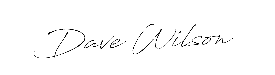 Dave Wilson stylish signature style. Best Handwritten Sign (Antro_Vectra) for my name. Handwritten Signature Collection Ideas for my name Dave Wilson. Dave Wilson signature style 6 images and pictures png