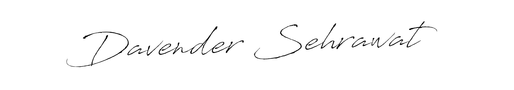 Also we have Davender Sehrawat name is the best signature style. Create professional handwritten signature collection using Antro_Vectra autograph style. Davender Sehrawat signature style 6 images and pictures png