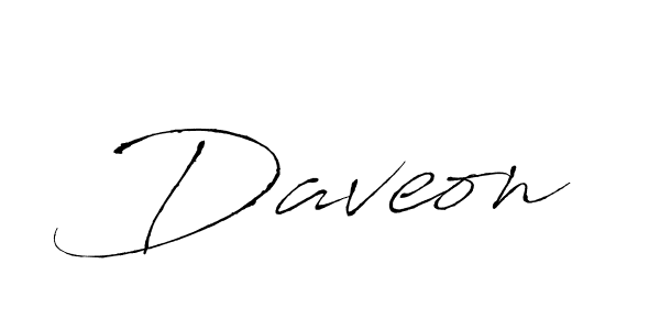 Use a signature maker to create a handwritten signature online. With this signature software, you can design (Antro_Vectra) your own signature for name Daveon. Daveon signature style 6 images and pictures png