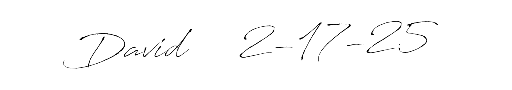 You can use this online signature creator to create a handwritten signature for the name David     2-17-25. This is the best online autograph maker. David     2-17-25 signature style 6 images and pictures png