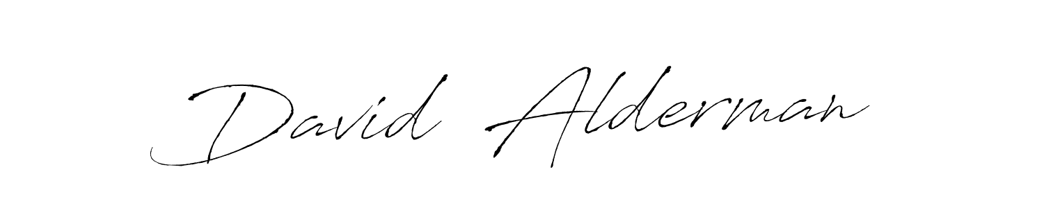 How to make David  Alderman name signature. Use Antro_Vectra style for creating short signs online. This is the latest handwritten sign. David  Alderman signature style 6 images and pictures png