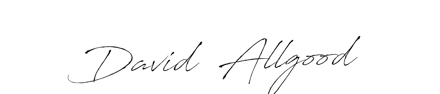 Create a beautiful signature design for name David  Allgood. With this signature (Antro_Vectra) fonts, you can make a handwritten signature for free. David  Allgood signature style 6 images and pictures png