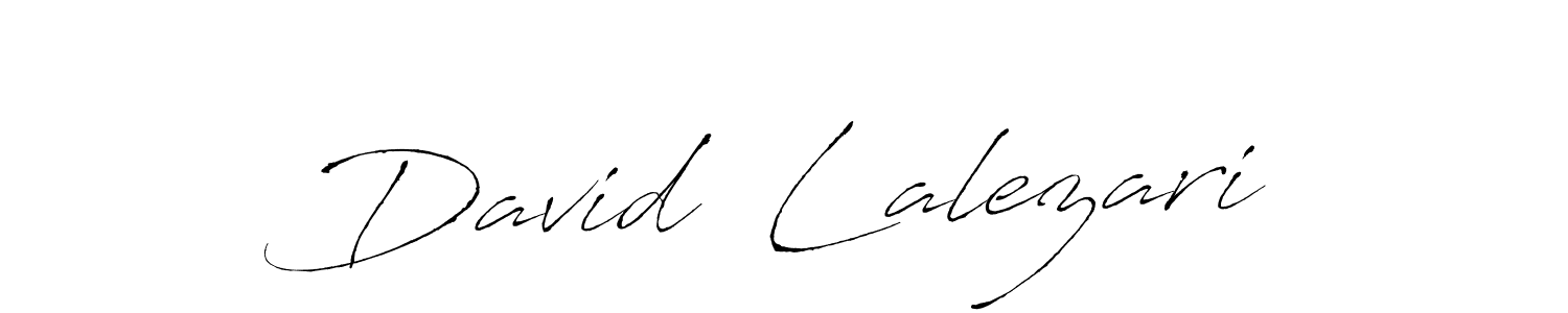 How to make David  Lalezari name signature. Use Antro_Vectra style for creating short signs online. This is the latest handwritten sign. David  Lalezari signature style 6 images and pictures png