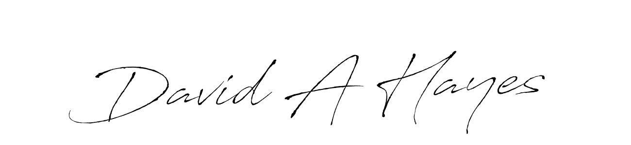 David A Hayes stylish signature style. Best Handwritten Sign (Antro_Vectra) for my name. Handwritten Signature Collection Ideas for my name David A Hayes. David A Hayes signature style 6 images and pictures png