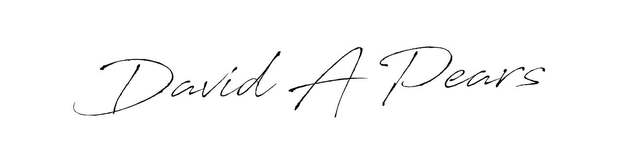 This is the best signature style for the David A Pears name. Also you like these signature font (Antro_Vectra). Mix name signature. David A Pears signature style 6 images and pictures png