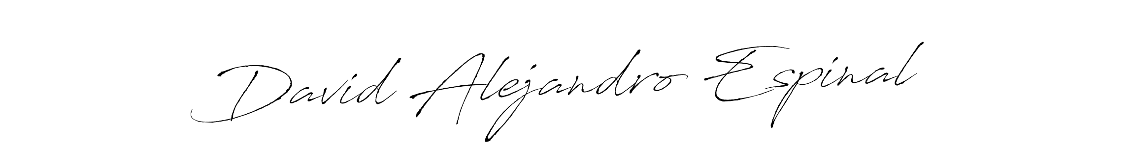 Design your own signature with our free online signature maker. With this signature software, you can create a handwritten (Antro_Vectra) signature for name David Alejandro Espinal. David Alejandro Espinal signature style 6 images and pictures png