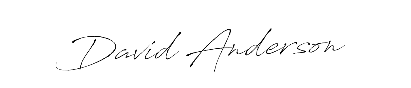 Design your own signature with our free online signature maker. With this signature software, you can create a handwritten (Antro_Vectra) signature for name David Anderson. David Anderson signature style 6 images and pictures png