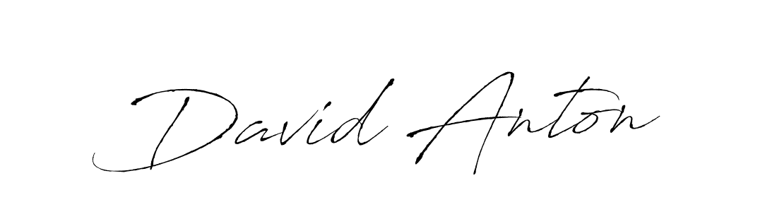 You should practise on your own different ways (Antro_Vectra) to write your name (David Anton) in signature. don't let someone else do it for you. David Anton signature style 6 images and pictures png