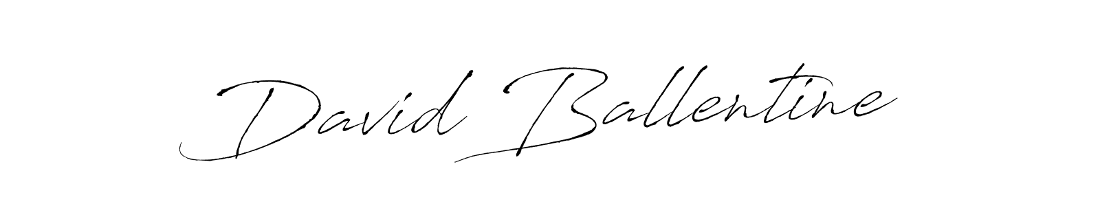 Create a beautiful signature design for name David Ballentine. With this signature (Antro_Vectra) fonts, you can make a handwritten signature for free. David Ballentine signature style 6 images and pictures png