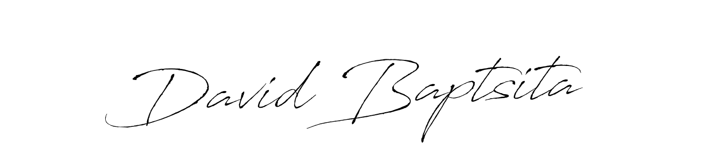 You should practise on your own different ways (Antro_Vectra) to write your name (David Baptsita) in signature. don't let someone else do it for you. David Baptsita signature style 6 images and pictures png