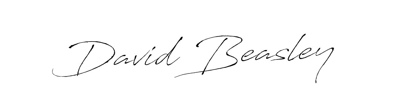 Create a beautiful signature design for name David Beasley. With this signature (Antro_Vectra) fonts, you can make a handwritten signature for free. David Beasley signature style 6 images and pictures png