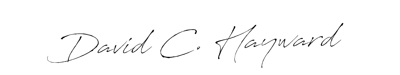 David C. Hayward stylish signature style. Best Handwritten Sign (Antro_Vectra) for my name. Handwritten Signature Collection Ideas for my name David C. Hayward. David C. Hayward signature style 6 images and pictures png