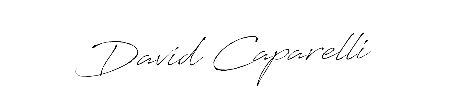 You should practise on your own different ways (Antro_Vectra) to write your name (David Caparelli) in signature. don't let someone else do it for you. David Caparelli signature style 6 images and pictures png