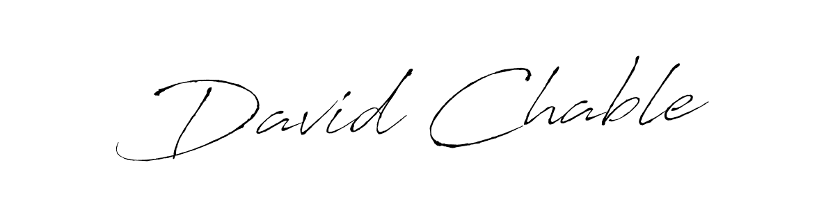 David Chable stylish signature style. Best Handwritten Sign (Antro_Vectra) for my name. Handwritten Signature Collection Ideas for my name David Chable. David Chable signature style 6 images and pictures png