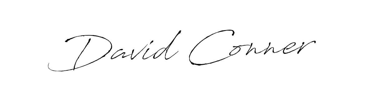 How to make David Conner name signature. Use Antro_Vectra style for creating short signs online. This is the latest handwritten sign. David Conner signature style 6 images and pictures png