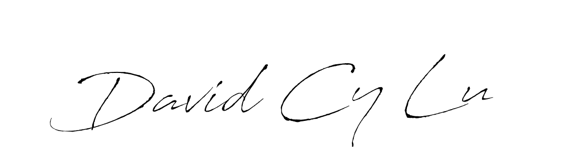 Use a signature maker to create a handwritten signature online. With this signature software, you can design (Antro_Vectra) your own signature for name David Cy Lu. David Cy Lu signature style 6 images and pictures png