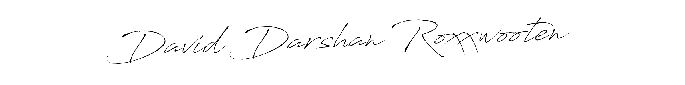 Use a signature maker to create a handwritten signature online. With this signature software, you can design (Antro_Vectra) your own signature for name David Darshan Roxxwooten. David Darshan Roxxwooten signature style 6 images and pictures png