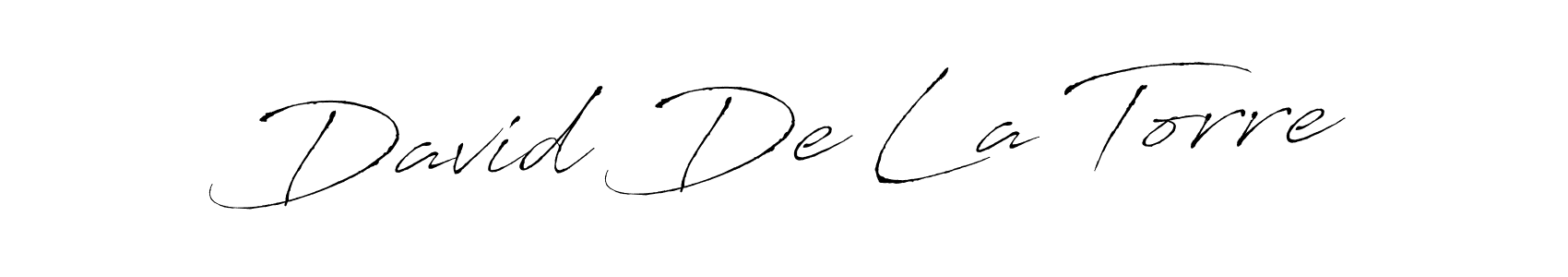 Create a beautiful signature design for name David De La Torre. With this signature (Antro_Vectra) fonts, you can make a handwritten signature for free. David De La Torre signature style 6 images and pictures png