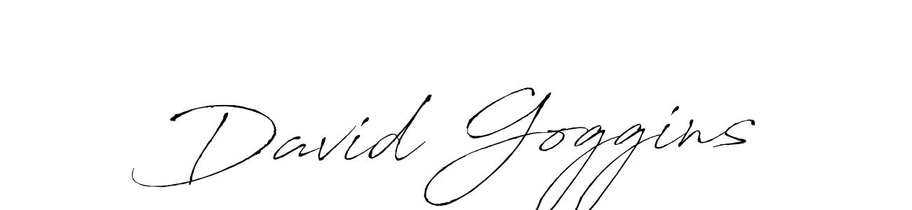 Make a beautiful signature design for name David Goggins. With this signature (Antro_Vectra) style, you can create a handwritten signature for free. David Goggins signature style 6 images and pictures png