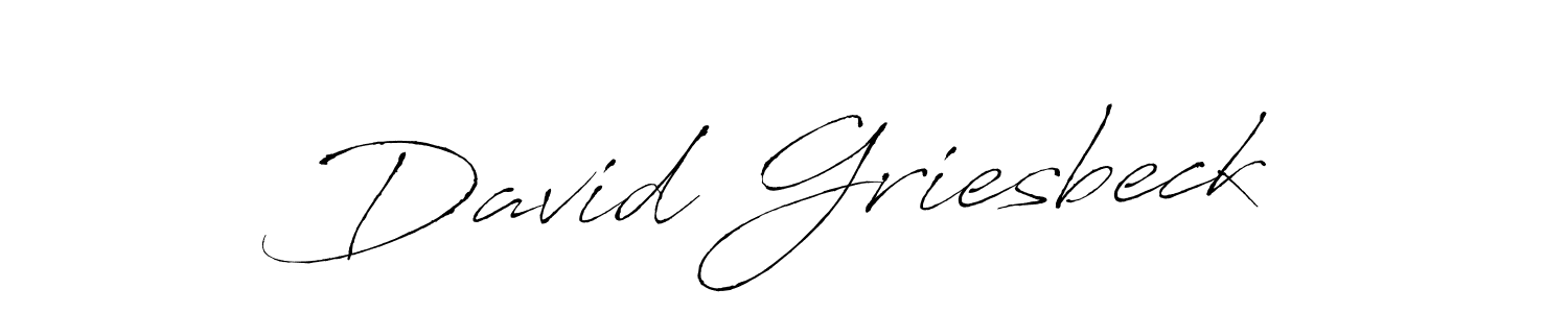 Design your own signature with our free online signature maker. With this signature software, you can create a handwritten (Antro_Vectra) signature for name David Griesbeck. David Griesbeck signature style 6 images and pictures png