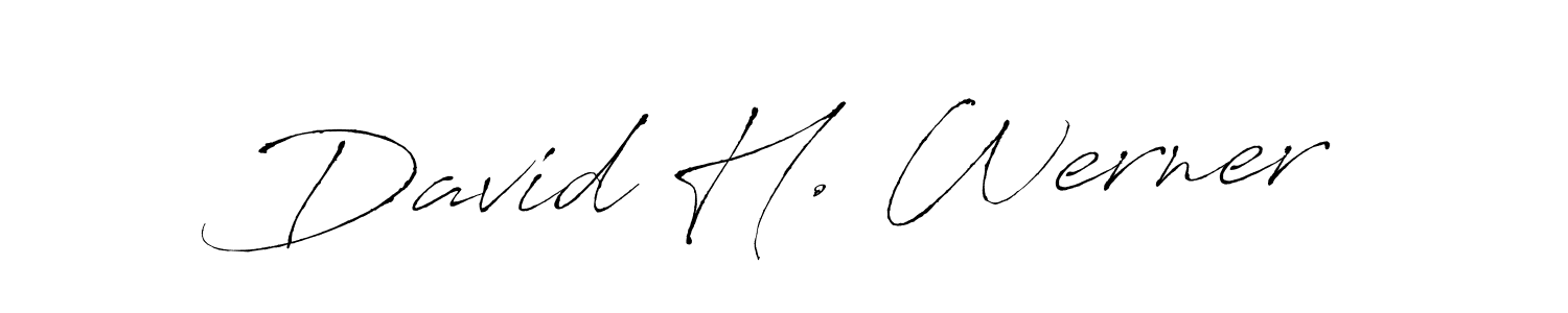 Make a short David H. Werner signature style. Manage your documents anywhere anytime using Antro_Vectra. Create and add eSignatures, submit forms, share and send files easily. David H. Werner signature style 6 images and pictures png